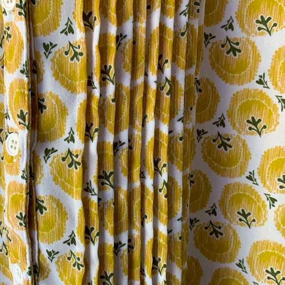 Yellow Patterned Women's Top - Picture 5 of 10